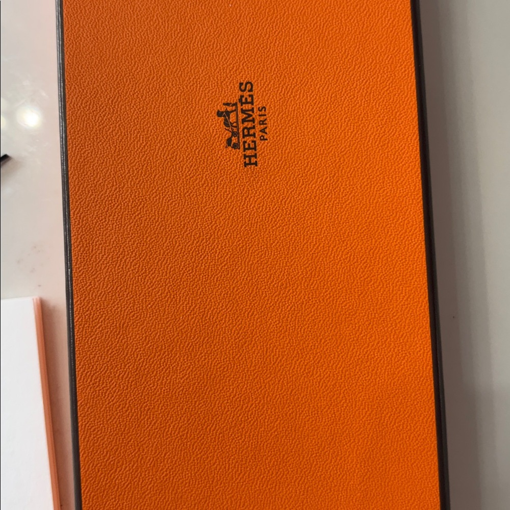 Brand new Hermes cles pos fringe twilly leather black - Picture 9 of 10